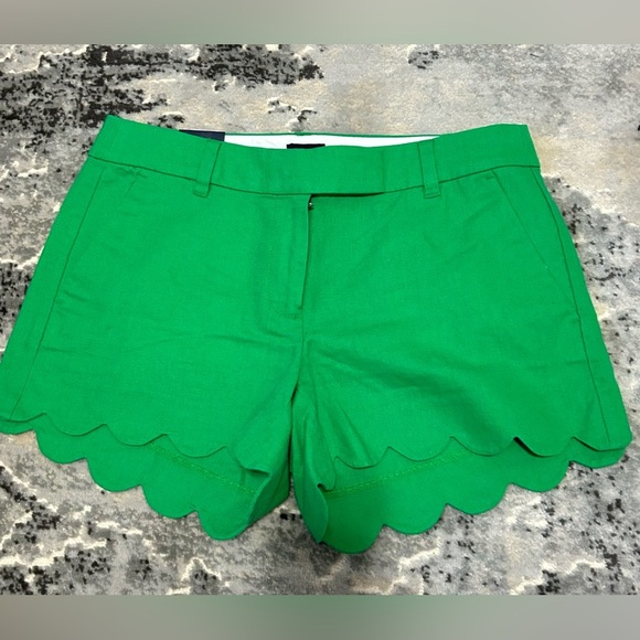 J. Crew Linen Blend Shorts NWT - Size 6 - Picture 2 of 5